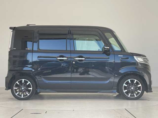 スズキ スペーシア カスタム HYBRID XS ターボ 愛知県 2019(平31)年 6.1万km ブルーイッシュブラックパール3 純正8型ナビ　SDカードなし/全方位カメラ/両側パワースライドドア/クルーズコントロール/シートヒーター/バックカメラ/コーナーセンサー/純正アルミホイール/LEDヘッドライト/オートマチックハイビーム/ETC/衝突軽減システム/フルセグ/CD DVD/Bluetooth/ステアリングスイッチ/スマートキー/プッシュスタート