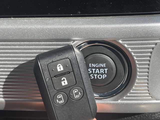 スズキ スペーシア カスタム HYBRID XS ターボ 愛知県 2019(平31)年 6.1万km ブルーイッシュブラックパール3 純正8型ナビ　SDカードなし/全方位カメラ/両側パワースライドドア/クルーズコントロール/シートヒーター/バックカメラ/コーナーセンサー/純正アルミホイール/LEDヘッドライト/オートマチックハイビーム/ETC/衝突軽減システム/フルセグ/CD DVD/Bluetooth/ステアリングスイッチ/スマートキー/プッシュスタート