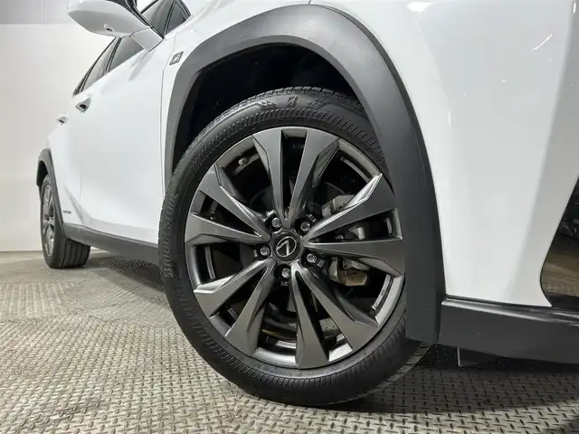 レクサス ＵＸ 250h Fスポーツ 大阪府 2020(令2)年 1.9万km ホワイトノーヴァガラスフレーク サンルーフ 純正ナビ（フルセグ／ＤＶＤ再生／Ｂｌｕｅｔｏｏｔｈ）　黒革シート　３６０カメラ　衝突軽減　ＥＴＣ　レーダークルコン　パワーシート／ヒーター　ＢＳＭ　電動リアゲート　ハンドルヒーター ＵＳＢ