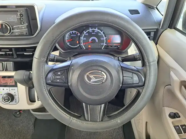 ダイハツ ムーヴ X SAⅢ 大阪府 2017(平29)年 2.3万km ブラックマイカメタリック /禁煙車//衝突被害軽減ブレーキ//ワンオーナー//社外オーディオ/CX315//AM/FM/CD//シートヒーター//オートハイビーム//スマートキー//プッシュスタート//保証書//取扱説明書