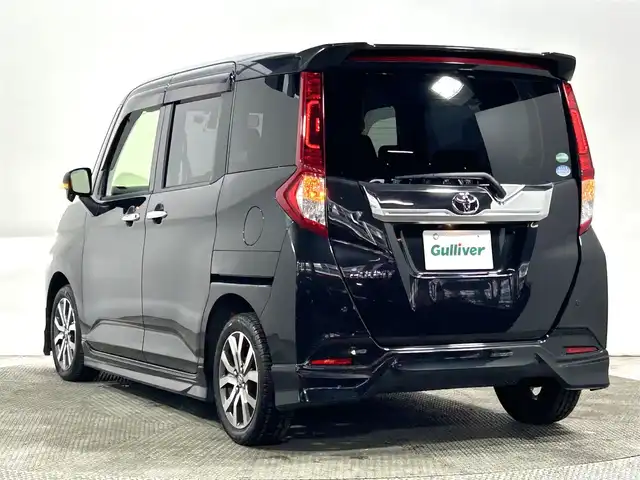 トヨタ ルーミー カスタムG－T 大阪府 2017(平29)年 5.1万km ブラックマイカメタリック モデリスタエアロ 純正ナビ(フルセグ/DVD再生/Bluetooth) バックカメラ ETC 両側パワースライドドア 衝突軽減 クルコン レーンアシスト アイドリングストップ オートエアコン