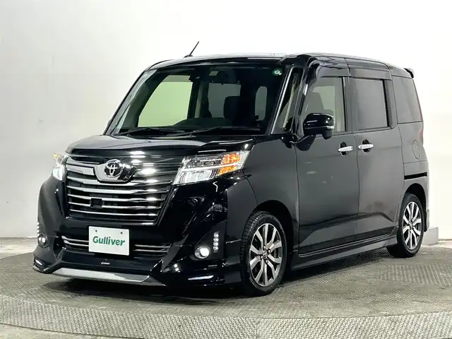 トヨタ ルーミー カスタムG－T 大阪府 2017(平29)年 5.1万km ブラックマイカメタリック モデリスタエアロ 純正ナビ(フルセグ/DVD再生/Bluetooth) バックカメラ ETC 両側パワースライドドア 衝突軽減 クルコン レーンアシスト アイドリングストップ オートエアコン