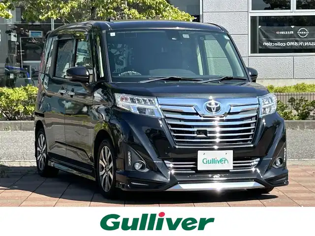 トヨタ ルーミー カスタムG－T 福島県 2017(平29)年 5.1万km ブラックマイカメタリック モデリスタエアロ 純正ナビ(フルセグ/DVD再生/Bluetooth) バックカメラ ETC 両側パワースライドドア 衝突軽減 クルコン レーンアシスト アイドリングストップ オートエアコン