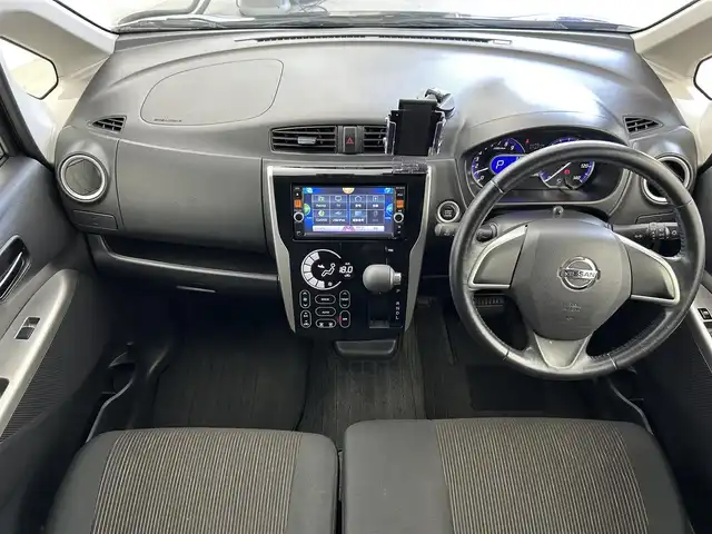 日産 デイズ HWS X Vセレ +SeftyⅡ 群馬県 2015(平27)年 3.2万km モカブラウンP 純正７インチナビ　アラウンドビューモニター　純正１４インチアルミホイール　横滑り防止装置　盗難防止装置　ＡＢＳ　スマートキー　スペアキー　アイドリングストップ　ドライブレコーダー　フロアマット　禁煙車