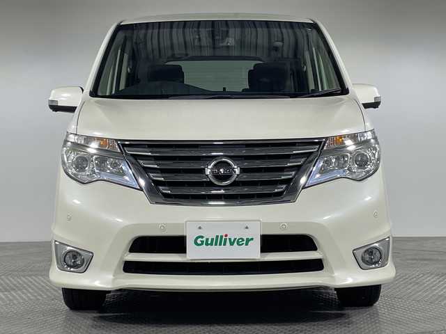 日産 セレナ HWS S HV Vセレ +SeftyⅡ 神奈川県 2016(平28)年 4.7万km ブリリアントホワイトパール 純正8型SDナビゲーション【MM515D-L】/AM FM フルセグ Bluetooth CD DVD/アラウンドビューモニター/純正フリップダウンモニター/両側パワースライドドア/エマージェンシーブレーキ/車線逸脱警報システム/踏み間違い衝突防止アシスト/ふらつき警報/クルーズコントロール/アイドリングストップ/ETC/ECO/前方ドライブレコーダー/プッシュスタート/インテリジェントキー/純正16インチアルミホイル/LEDヘッドライト/オートライト/ドアバイザー