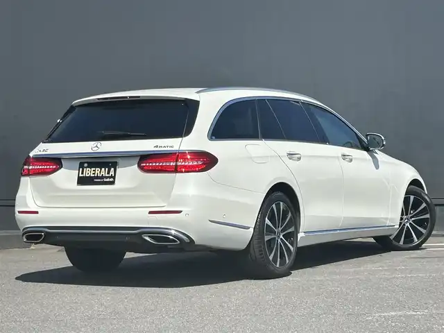 メルセデス・ベンツ Ｅ４５０ 4マチック ステーションワゴン エクスクルーシブ 茨城県 2019(令1)年 7.8万km ダイヤモンドホワイト 4WD/レーダーセーフティパッケージ/ACC/純正ナビ/バックカメラ/360°カメラ/パワーシート/白レザーシート/シートヒーター/LEDヘッドライト/アンビエントライト/ETC/ドライブレコーダー