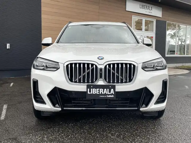 ＢＭＷ Ｘ３ xDrive20d Mスポーツ 宮崎県 2022(令4)年 3.8万km ミネラルホワイト 純正ナビ/インテリジェントセーフティ/パノラマガラスサンルーフ/アダプティブクルーズコントロール/ドライブレコーダー/ETC/全方位カメラ/ブラインドスポット/シートヒーター/黒革シート/ライブコックピット/ステアリングヒーター