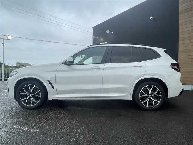 ＢＭＷ Ｘ３ xDrive20d Mスポーツ 宮崎県 2022(令4)年 3.8万km ミネラルホワイト 純正ナビ/インテリジェントセーフティ/パノラマガラスサンルーフ/アダプティブクルーズコントロール/ドライブレコーダー/ETC/全方位カメラ/ブラインドスポット/シートヒーター/黒革シート/ライブコックピット/ステアリングヒーター