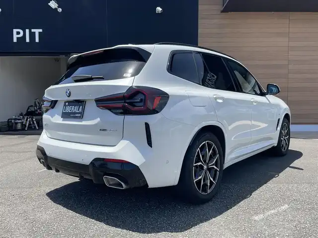 ＢＭＷ Ｘ３ xDrive20d Mスポーツ 宮崎県 2022(令4)年 3.8万km ミネラルホワイト 純正ナビ/インテリジェントセーフティ/パノラマガラスサンルーフ/アダプティブクルーズコントロール/ドライブレコーダー/ETC/全方位カメラ/ブラインドスポット/シートヒーター/黒革シート/ライブコックピット/ステアリングヒーター