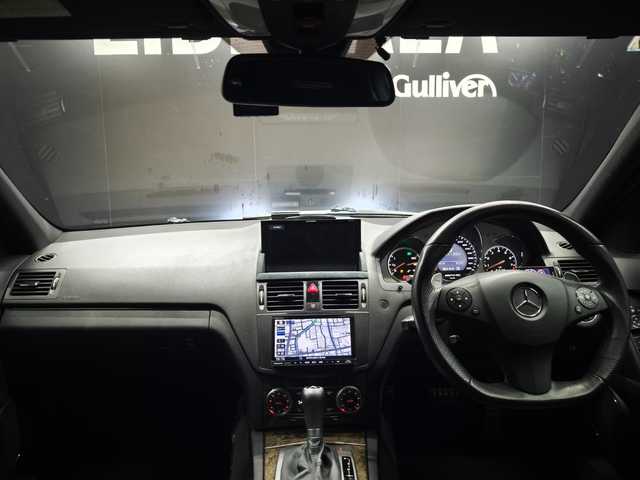 メルセデス・ベンツ Ｃ６３ ステーションワゴン 群馬県 2008(平20)年 6.6万km オブシディアンブラック 社外ナビ/バックモニター/レザーシート/シートヒーター/パワーシート/HIDヘッドランプ/オートライト/純正18インチAW/電動リアゲート/ETC/ドライブレコーダー/コーナーセンサー