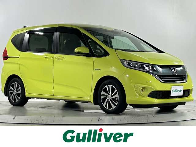 ホンダ フリード＋ ハイブリット G ホンダセンシング 佐賀県 2018(平30)年 4.2万km シトロンドロップ 純正9インチナビ/フルセグTV/Bluetooth/CD/DVD/バックカメラ/ビルトインETC/前方・後方ドライブレコーダー/両側パワースライドドア/ホンダセンシング/レーダークルーズコントロール/クリアランスソナー/ステアリングリモコン/後席サンシェード/純正15インチアルミホイール/純正フロアマット