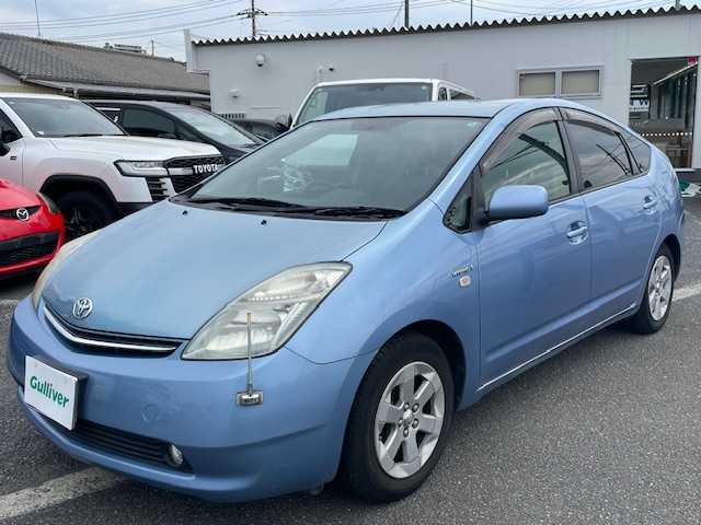 トヨタ プリウス S 10th アニバーサリーEd 神奈川県 2009(平21)年 12.7万km ライトパープリッシュブルーマイカメタリック 純正HDDナビ/バックカメラ/プッシュスタート/ETC/ドアバイザー