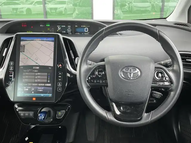 トヨタ プリウス A プレミアム 香川県 2020(令2)年 2.3万km アティチュードブラックマイカ トヨタセーフティーセンス/・プリクラッシュ/・LTA/純正11インチナビ（OP)/パノラミックビュー/バックカメラ/レザーシート/パワーシート/シートヒーター/ベンチレーション/革巻きステアリング/ステアリングリモコン/レーダークルーズコントロール/HUD/BSM/LEDライト/スマートキー/プッシュスタート
