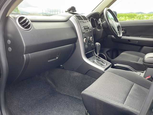 スズキ エスクード 2．0XG 新潟県 2007(平19)年 9.3万km ブルーイッシュブラックパール3 4WD/CD/MD/ETC/シートヒーター /ステアリングスイッチ/スマートキー/キセノンヘッドライト/フォグランプ/社外17インチアルミホイール