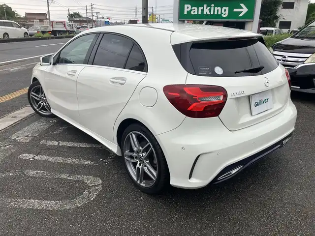 メルセデス・ベンツ Ａ１８０ AMG スタイル 広島県 2018(平30)年 5.5万km カルサイトホワイト 純正ナビ・フルセグTV/バックカメラ/ハーフレザーシート/シートヒーター/LEDオートライト/パドルシフト/レーダークルーズコントロール/アクティブブレーキアシスト/アテンションアシスト/ブラインドスポットアシスト/レーンキープアシスト/コーナーセンサー/キーレスゴー