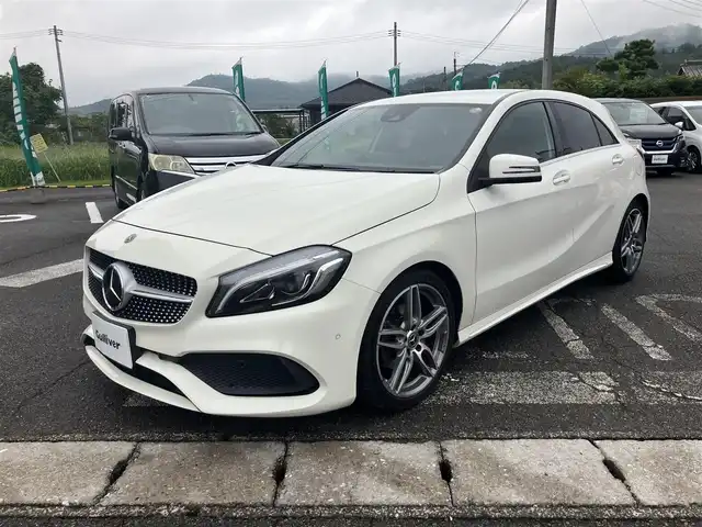 メルセデス・ベンツ Ａ１８０ AMG スタイル 広島県 2018(平30)年 5.5万km カルサイトホワイト 純正ナビ・フルセグTV/バックカメラ/ハーフレザーシート/シートヒーター/LEDオートライト/パドルシフト/レーダークルーズコントロール/アクティブブレーキアシスト/アテンションアシスト/ブラインドスポットアシスト/レーンキープアシスト/コーナーセンサー/キーレスゴー