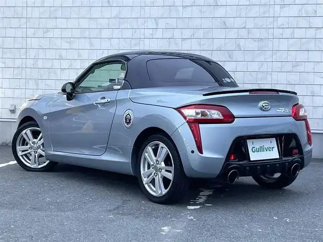 ダイハツ コペン ローブ 愛知県 2014(平26)年 5.2万km リキッドシルバーM D-SPORTタワーバー＆スポーツマフラー/・純正ダイアトーンメモリーナビ/・フルセグテレビ/・CD/DVD/Blu-ray再生機能/・ミュージックサーバー（SD録音機能）/・ETC/・バックカメラ/・シートカバー（コペンロゴあり）/・シートヒーター（運転席・助手席）/・純正フロアマット/・純正１６インチアルミホイール/●D-SPORTスポーツマフラー/●D-SPORTストラットタワーバー/●PIVOT ３DRIVEスロットルコントローラー/●GR-SPORT用サスペンション/・純正LEDヘッドライト/・純正オプションオートライト/・コーナーセンサー/・スマートキー/・オートエアコン