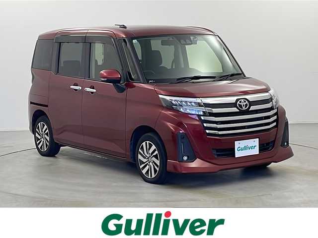 トヨタ ルーミー カスタムG 栃木県 2020(令2)年 4.7万km ファイアークォーツレッドM スマートアシスト/・衝突軽減ブレーキ/・レーダークルーズコントロール/・コーナーセンサー/・先行車発進お知らせ/・車線逸脱警報/・オートハイビーム/純正SDナビ/・AM/FM/CD/DVD/ワンセグ/SD/BT/パノラミックビューモニター/両側電動スライドドア/前席シートヒーター/ビルトインETC/前後ドライブレコーダー　ZDR025/電子パーキング/オートブレーキホールド/保証書/取扱説明書