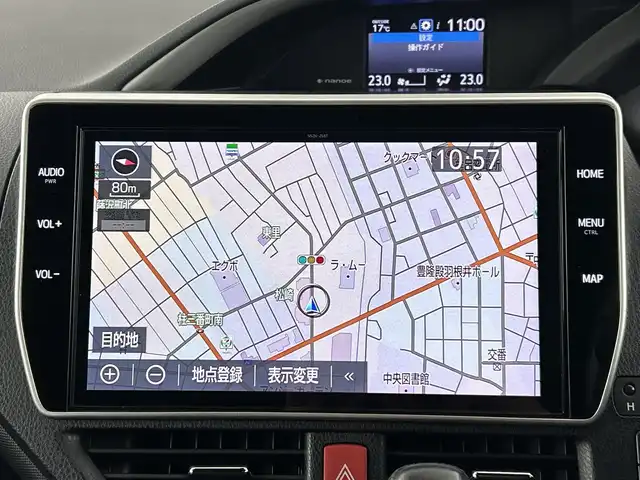 トヨタ ヴォクシー ZS 煌Ⅲ 愛知県 2021(令3)年 5.7万km イナズマスパーキングブラックガラスフレーク 禁煙車/純正10インチナビ/（CD/DVD/Bluetooth/フルセグTV/USB/HDMI)/バックカメラ/フリップダウンモニター/トヨタセーフティセンス/・プリクラッシュセーフティ/・レーンディパーチャーアラート/・オートマチックハイビーム/・パーキングサポートブレーキ/・クリアランスソナー/クルーズコントロール/ETC2.0/前後ドライブレコーダー/ハーフレザーシート/両側パワースライドドア/アイドリングストップ/純正16インチアルミホイール/スマートキー/スペアキー1本/プッシュスタート/LEDヘッドライト/フロントフォグランプ/オートライト/横滑り防止装置/フロアマット/電動格納ミラー