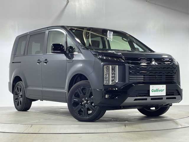 三菱 デリカＤ：５ シャモニー 神奈川県 2025(令7)年 0.1千km グラファイトグレーメタリック/ブラックマイカ 登録済未使用車/４WD/両側電動パワースライドドア/レーダークルーズコントロールシステム/ブラインドスポットモニター/シートヒーター/ステアリングヒーター/運転席パワーシート/パワーシート/スマートキー/スペアキー/LEDヘッドライト/オートライト/オートマチックハイビーム/純正18インチAW/車線逸脱警報システム/後側方車両検知警報システム/後退時交差車輛検知警報システム/衝突被害軽減ブレーキ