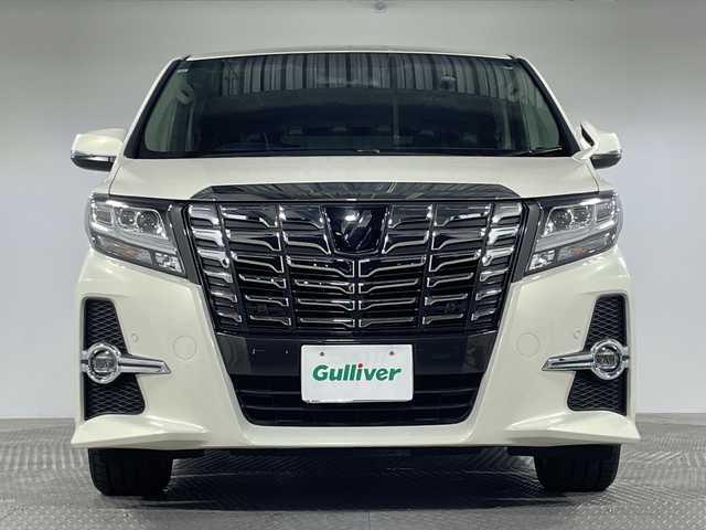 トヨタ アルファード S Cパッケージ 神奈川県 2017(平29)年 4.9万km ラグジュアリーホワイトパールクリスタルシャインガラスフレーク プリクラッシュセーフティ/社外10型ナビ/・BT/フルセグTV/CD/DVD/SD/USB/バックカメラ/フリップダウンモニター/MTモード/両側電動スライドドア/パワーバックドア/電動サイドブレーキ/オートブレーキホールド/ハーフレザーシート/パワーシート(D/N/2)/メモリシート(D)/ETC/ドライブレコーダー/革巻きステアリング/ステアリングスイッチ/Autoライト/ステアリングヒーター/スマートキー/スペアキー/プッシュスタートボタン/LEDヘッドライト/フォグランプ/自動防眩ミラー/電動格納ミラー/ウィンカーミラーECOモード/純正フロアマット/純正ドアバイザー/純正18インチアルミホイールアイドリングストップ