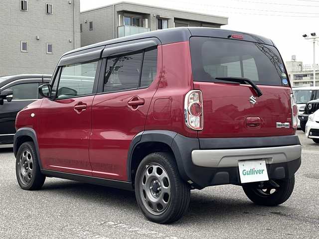 スズキ ハスラー G 石川県 2016(平28)年 5.1万km フェニックスレッドパール/ブルーイッシュブラックパール 社外ナビ（MDV-D303）/（SD/SD/USB）/ワンセグ/スマートキー（２本）　/運転席・助手席シートヒーター　/ベンチシート　/衝突軽減システム　/プッシュスタート　/電動格納ミラー
