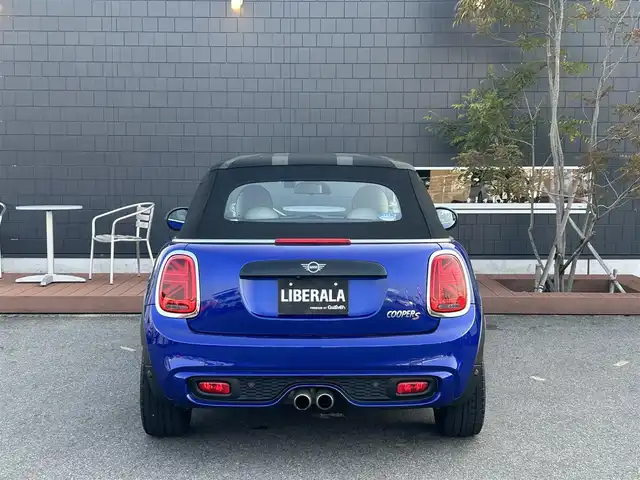 ＭＩＮＩ ミニ クーパーS コンバーチブル 滋賀県 2018(平30)年 3.5万km 青 レザーシート/シートヒーター/MINI YOURSレザーステアリング/MINI YOURSソフトトップ/harman/kardonスピーカー/純正ドライブレコーダー/純正ナビ/Bカメラ/BT/USB/ACC/ルームミラーETC