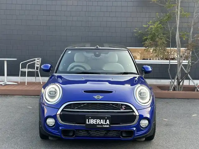 ＭＩＮＩ ミニ クーパーS コンバーチブル 滋賀県 2018(平30)年 3.5万km 青 レザーシート/シートヒーター/MINI YOURSレザーステアリング/MINI YOURSソフトトップ/harman/kardonスピーカー/純正ドライブレコーダー/純正ナビ/Bカメラ/BT/USB/ACC/ルームミラーETC