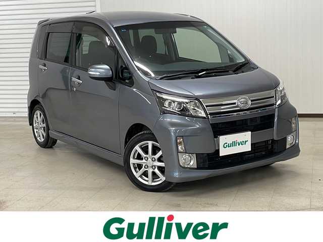 ダイハツ ムーヴ カスタム X LTD SA 兵庫県 2013(平25)年 6.8万km タングステングレーM 純正メモリナビ（ＣＤ/ＵＳＢ/ラジオ/ワンセグ）/バックカメラ/ＥＴＣ/前後ドライブレコーダー/衝突軽減システム/横滑り防止装置/オートライト/ＬＥＤヘッドライト/プッシュスタート/スマートキー/純正フロアマット/純正14インチＡＷ/ドアバイザー