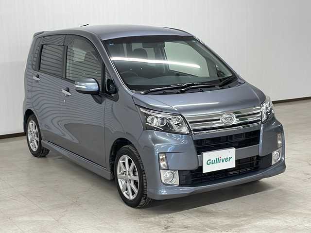 ダイハツ ムーヴ カスタム X LTD SA 兵庫県 2013(平25)年 6.8万km タングステングレーM 純正メモリナビ（ＣＤ/ＵＳＢ/ラジオ/ワンセグ）/バックカメラ/ＥＴＣ/前後ドライブレコーダー/衝突軽減システム/横滑り防止装置/オートライト/ＬＥＤヘッドライト/プッシュスタート/スマートキー/純正フロアマット/純正14インチＡＷ/ドアバイザー