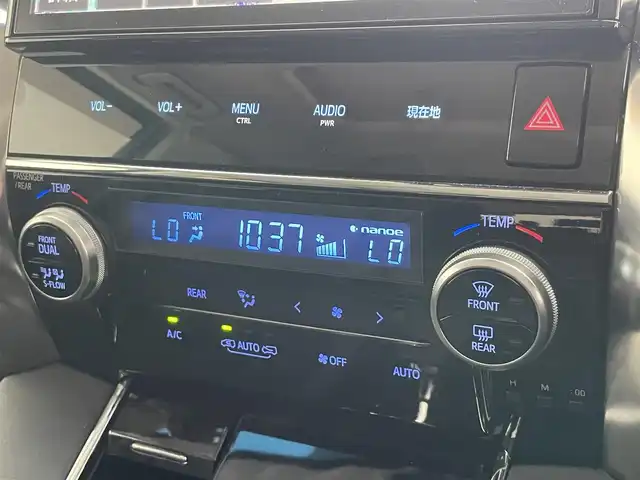 トヨタ アルファードハイブリット SR 愛知県 2018(平30)年 4.5万km ブラック 純正１０型ナビ　フルセグＴＶ　Ｂｌｕｅｔｏｏｔｈ　ツインムーンルーフ　前後カメラ　ミラー型前後ドラレコ　ＥＴＣ２．０　セーフティセンス　衝突軽減　追従クルコン　黒革　シートヒーター　ＬＥＤライト　禁煙