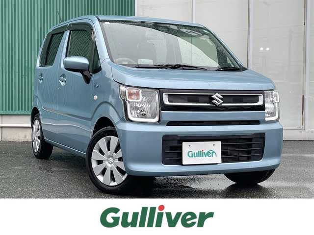 スズキ ワゴンＲ HYBRID FX 福岡県 2019(令1)年 2.6万km フィズブルーパールメタリック 横滑り防止装置/レーンキープアシスト/Wエアバッグ/衝突被害軽減システム/ABS/車外カメラ 前/オートライト/オートマチックハイビーム/AAC/アイドリングストップ/盗難防止装置/純正フロアマット/シートヒーター D席/AUX