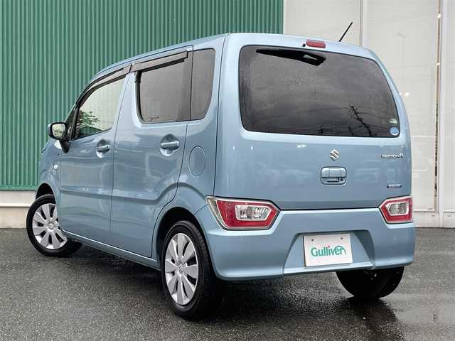 スズキ ワゴンＲ HYBRID FX 福岡県 2019(令1)年 2.6万km フィズブルーパールメタリック 横滑り防止装置/レーンキープアシスト/Wエアバッグ/衝突被害軽減システム/ABS/車外カメラ 前/オートライト/オートマチックハイビーム/AAC/アイドリングストップ/盗難防止装置/純正フロアマット/シートヒーター D席/AUX