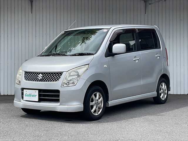 スズキ ワゴンＲ FT－LTD 長野県 2008(平20)年 8.3万km シルキーシルバーメタリック ４WD/純正CD/プッシュスタートエンジン/社外13インチアルミ/純正アルミ夏タイヤ積込/シートヒーター /保証書