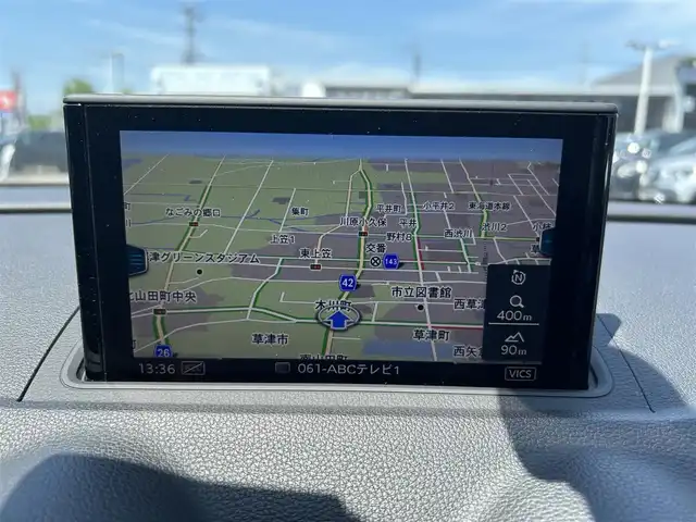 アウディ Ａ３ セダン 1．4 TFSI スポーツ 滋賀県 2017(平29)年 3.2万km 白 純正ナビ/CD/DVD/BT/USB/AUX/フルセグテレビ/ETC/バーチャルコックピット/LEDヘッドライト/バックカメラ/シートヒーター/ACC