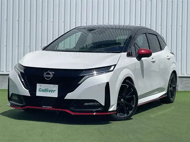 日産 オーラ ニスモ 香川県 2021(令3)年 3.8万km ピュアホワイトパール / スーパーブラック 2トーン 登録時走行距離：37176km/純正SDナビゲーション/→フルセグTV/全方位カメラ/ETC2.0/インテリジェントアラウンドビューモニター /プロパイロット/ステアリングリモコン/前後コーナーセンサー/LEDオートライト/オートハイビーム/フォグランプ/スマートキー/スペアキー