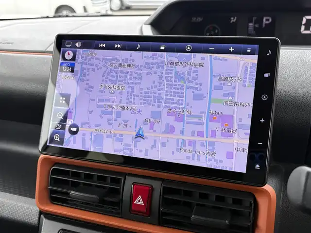 ダイハツ タント ファンクロスターボ 大分県 2023(令5)年 2万km ブラックマイカメタリック/フォレストカーキメタリック ・純正ナビ(CD/DVD/BT/SD/USB)/・HDMI/・バックモニター/・フルセグテレビ/・テレビキャンセラー/・両側パワースライドドア/・スマートアシスト/・コーナーセンサー/・ETC/・ドライブレコーダー/・ステアリングリモコン/・オートハイビーム/・ブレーキホールド/・シートヒーター/・スマートキー/・純正アルミホイール