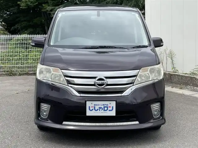 日産 セレナ ハイウェイスター 福島県 2011(平23)年 12万km オーロラモーヴ (株)IDOMが運営する【じしゃロン福島店】の自社ローン専用車両になります。こちらは現金またはオートローンご利用時の価格です。自社ローンご希望の方は別途その旨お申付け下さい/純正ナビ/フルセグTV/フリップダウンモニター/両パワスラ/サンシェード/革巻ステ/ドアバイザー/ETC