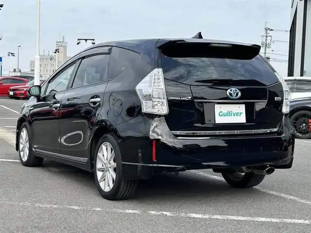 トヨタ プリウス α G ツーリングセレ スカイライトP 長崎県 2011(平23)年 4.8万km ブラック 〇パノラマルーフ/〇純正ナビ/〇フルセグTV/〇バックモニター/〇ビルトインETC/〇ドライブレコーダー/〇クルーズコントロール/〇SRSエアバッグ/〇LEDヘッドランプ/〇オートライト/〇革巻きステアリングホイール/〇ステアリングスイッチ/〇レザー調シートカバー付/〇シートバックポケット/シートリフター/〇純正17インチアルミホイール/〇モデリスタフロントスポイラー/〇スマートエントリー/スタートシステム/〇スペアキー/〇禁煙車