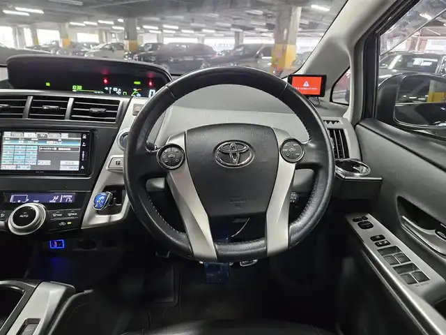 トヨタ プリウス α G ツーリングセレ スカイライトP 長崎県 2011(平23)年 4.8万km ブラック 〇パノラマルーフ/〇純正ナビ/〇フルセグTV/〇バックモニター/〇ビルトインETC/〇ドライブレコーダー/〇クルーズコントロール/〇SRSエアバッグ/〇LEDヘッドランプ/〇オートライト/〇革巻きステアリングホイール/〇ステアリングスイッチ/〇レザー調シートカバー付/〇シートバックポケット/シートリフター/〇純正17インチアルミホイール/〇モデリスタフロントスポイラー/〇スマートエントリー/スタートシステム/〇スペアキー/〇禁煙車