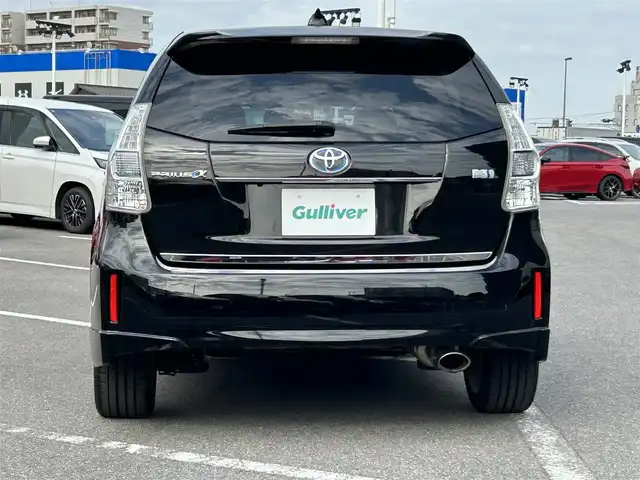 トヨタ プリウス α G ツーリングセレ スカイライトP 長崎県 2011(平23)年 4.8万km ブラック 〇パノラマルーフ/〇純正ナビ/〇フルセグTV/〇バックモニター/〇ビルトインETC/〇ドライブレコーダー/〇クルーズコントロール/〇SRSエアバッグ/〇LEDヘッドランプ/〇オートライト/〇革巻きステアリングホイール/〇ステアリングスイッチ/〇レザー調シートカバー付/〇シートバックポケット/シートリフター/〇純正17インチアルミホイール/〇モデリスタフロントスポイラー/〇スマートエントリー/スタートシステム/〇スペアキー/〇禁煙車