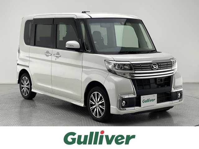 ダイハツ タント カスタム X トップED SA 兵庫県 2016(平28)年 4.5万km パールホワイトⅢ ABS/オートライト/AAC/純正オーディオ/電動格納ミラー/片側パワースライドドア/パワーウィンドウ/プッシュスタートボタン/盗難防止装置/衝突被害軽減システム/横滑り防止装置/ダブルエアバック/純正アルミホイール/ドアバイザー