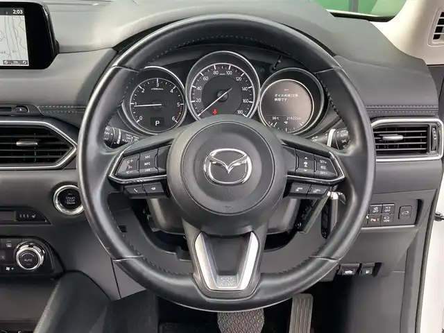 マツダ ＣＸ－５ XD プロアクティブ 香川県 2018(平30)年 2.2万km スノーフレイクホワイトパールマイカ 登録時走行距離：21662km/メーカー純正ナビ/　CD DVD BT フルセグTV/全方位カメラ/衝突被害軽減装置/レーンキープアシスト/レーダークルーズコントロール/クリアランスソナー/ヘッドアップディスプレイ/ブラインドスポットモニター/アイドリングストップ/横滑り防止装置/LEDヘッドライト/オートライト/フォグランプ/MTモード付AT/電子パーキングブレーキ/パワーシート/シートヒーター/シートメモリ/革巻きステアリング/ステアリングスイッチ/ステアリングヒーター/ETC/ドライブレコーダー/プッシュスタート/スマートキー/スペアキー×2