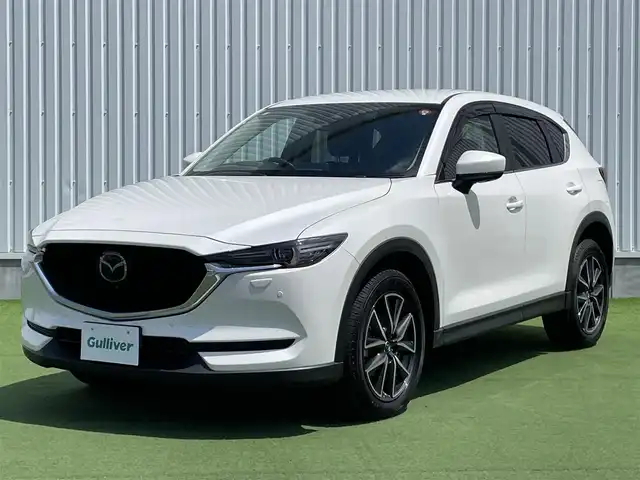 マツダ ＣＸ－５ XD プロアクティブ 香川県 2018(平30)年 2.2万km スノーフレイクホワイトパールマイカ 登録時走行距離：21662km/メーカー純正ナビ/　CD DVD BT フルセグTV/全方位カメラ/衝突被害軽減装置/レーンキープアシスト/レーダークルーズコントロール/クリアランスソナー/ヘッドアップディスプレイ/ブラインドスポットモニター/アイドリングストップ/横滑り防止装置/LEDヘッドライト/オートライト/フォグランプ/MTモード付AT/電子パーキングブレーキ/パワーシート/シートヒーター/シートメモリ/革巻きステアリング/ステアリングスイッチ/ステアリングヒーター/ETC/ドライブレコーダー/プッシュスタート/スマートキー/スペアキー×2