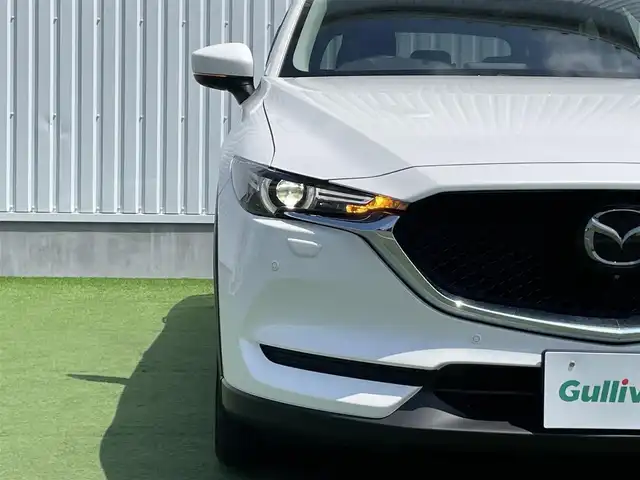 マツダ ＣＸ－５ XD プロアクティブ 香川県 2018(平30)年 2.2万km スノーフレイクホワイトパールマイカ 登録時走行距離：21662km/メーカー純正ナビ/　CD DVD BT フルセグTV/全方位カメラ/衝突被害軽減装置/レーンキープアシスト/レーダークルーズコントロール/クリアランスソナー/ヘッドアップディスプレイ/ブラインドスポットモニター/アイドリングストップ/横滑り防止装置/LEDヘッドライト/オートライト/フォグランプ/MTモード付AT/電子パーキングブレーキ/パワーシート/シートヒーター/シートメモリ/革巻きステアリング/ステアリングスイッチ/ステアリングヒーター/ETC/ドライブレコーダー/プッシュスタート/スマートキー/スペアキー×2