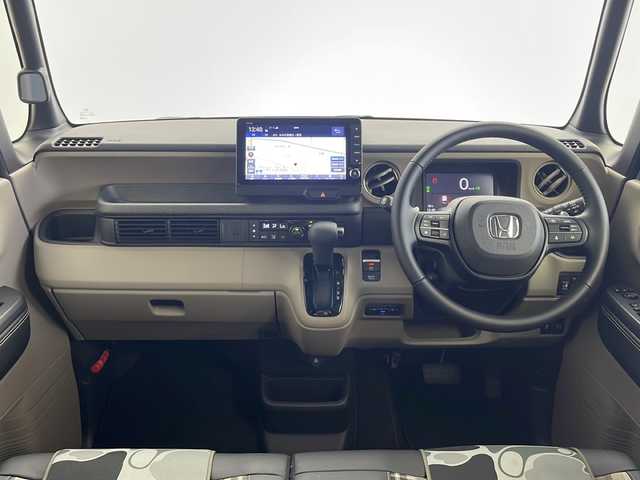 ホンダ Ｎ ＢＯＸ JOY ターボ 茨城県 2024(令6)年 0.7万km フィヨルドミストパール 純正９型ナビ　フルセグＴＶ　両側電動スライドドア　シートヒーター　アダプティブクルーズコントロール　ビルトインＥＴＣ　スマートキー　衝突軽減ブレーキ　ドラレコ　全周囲カメラ　パーキングセンサー　禁煙車