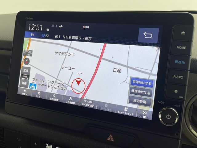 ホンダ Ｎ ＢＯＸ JOY ターボ 茨城県 2024(令6)年 0.7万km フィヨルドミストパール 純正９型ナビ　フルセグＴＶ　両側電動スライドドア　シートヒーター　アダプティブクルーズコントロール　ビルトインＥＴＣ　スマートキー　衝突軽減ブレーキ　ドラレコ　全周囲カメラ　パーキングセンサー　禁煙車