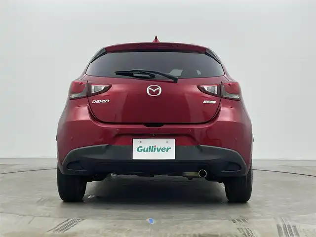 マツダ デミオ 15Sツーリング 岡山県 2018(平30)年 4.2万km ソウルレッドクリスタルM 純正ナビ/・FM/AM/Bluetooth/フルセグ/CD/DVD/360°カメラ/シートヒーター/ETC/衝突軽減ブレーキ/レーンキープアシスト/レーダークルーズコントロール/コーナーセンサー/BSM/MTモード付シフト/LEDヘッドライト/フォグライト/純正15インチアルミ/純正フロアマット
