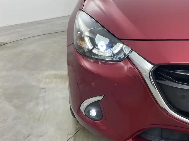 マツダ デミオ 15Sツーリング 岡山県 2018(平30)年 4.2万km ソウルレッドクリスタルM 純正ナビ/・FM/AM/Bluetooth/フルセグ/CD/DVD/360°カメラ/シートヒーター/ETC/衝突軽減ブレーキ/レーンキープアシスト/レーダークルーズコントロール/コーナーセンサー/BSM/MTモード付シフト/LEDヘッドライト/フォグライト/純正15インチアルミ/純正フロアマット