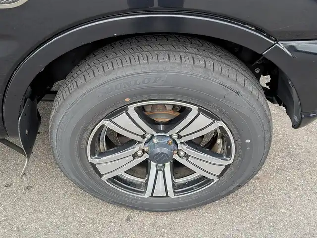 スズキ ジムニー ランドベンチャー 福井県 2017(平29)年 6.6万km ブルーイッシュブラックパール3 ４WD（切り替え式）/社外SDナビ【CN-RA04D】/CD/DVD/BT/USB/SD/フルセグテレビ/バックカメラ/シートヒーター/ETC/前方ドライブレコーダー/レザーシート/ステアリングスイッチ/ダブルエアバッグ/背面タイヤ/リアラダー/マッドガード/スマートキー/ドアバイザー/電動格納ウインカーミラー/純正16インチAW